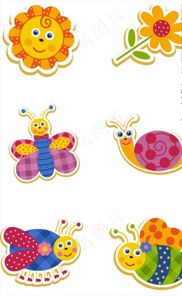 卡通向日葵图片