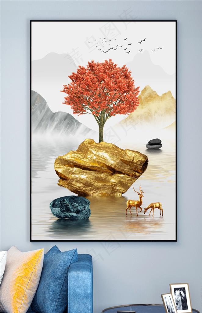 装饰画图片(3543X5315(DPI:150))psd模版下载