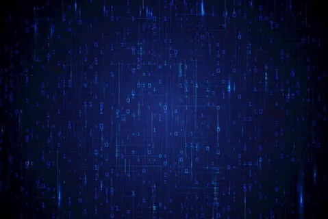 二进制大数据科技背景图片