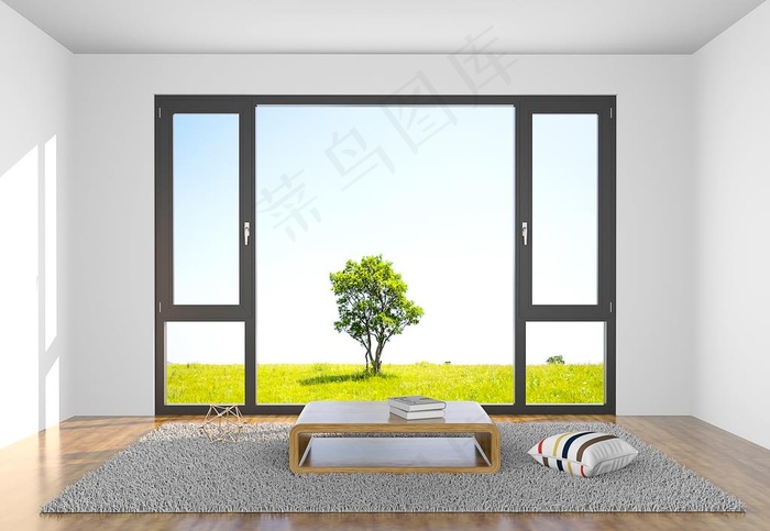 封阳台平开窗图片