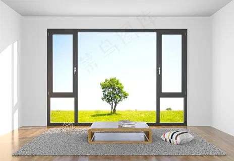 封阳台平开窗图片