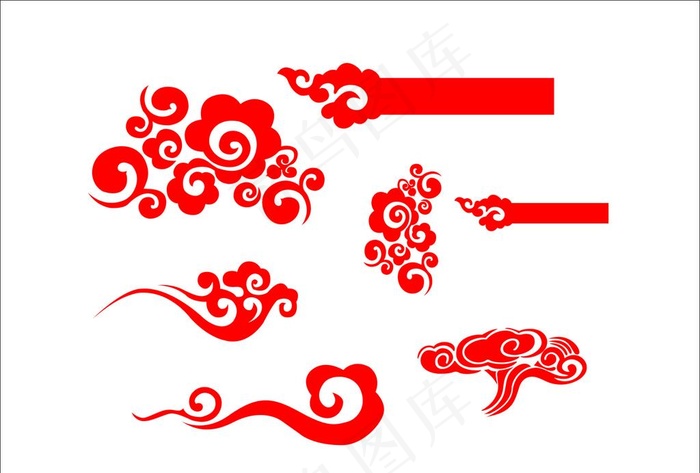 矢量云图片cdr矢量模版下载