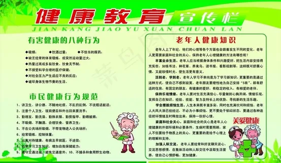 健康教育宣传栏图片