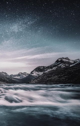 星空山河图片