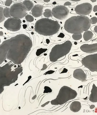 山水风景水墨国画图片