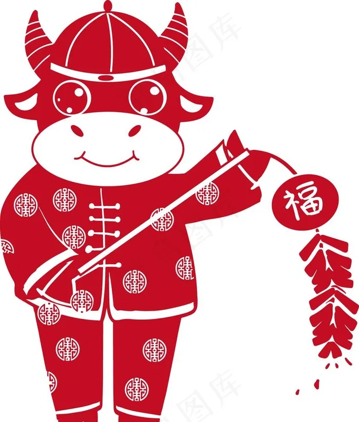 牛图片ai矢量模版下载