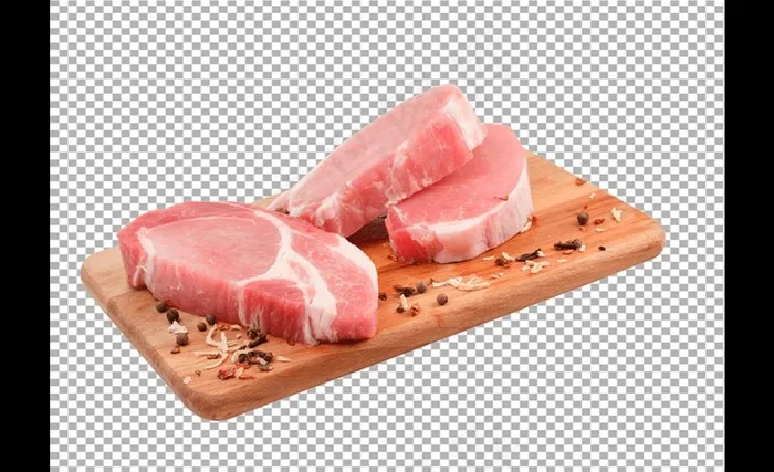 猪肉图片psd模版下载