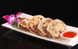 香煎莲藕饼图片