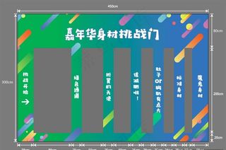 嘉年华身材挑战墙图片