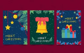 手绘圣诞卡图片