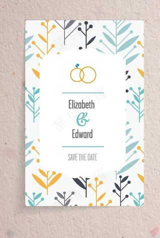 花草无缝背景海报图片