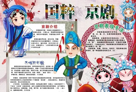 国粹京剧戏曲小报图片
