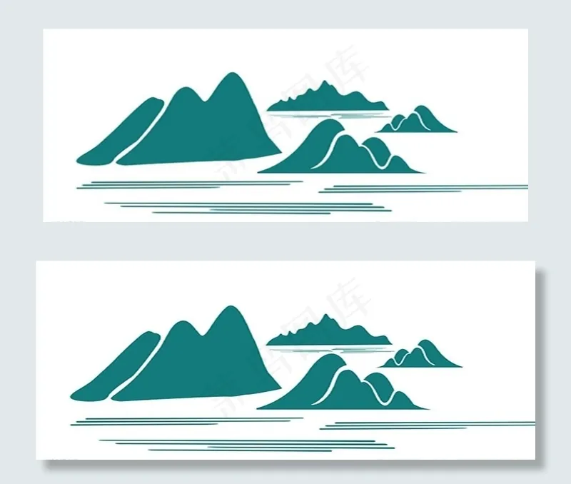 山图片cdr矢量模版下载