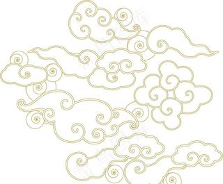 祥云底纹图片