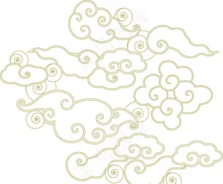 祥云底纹图片