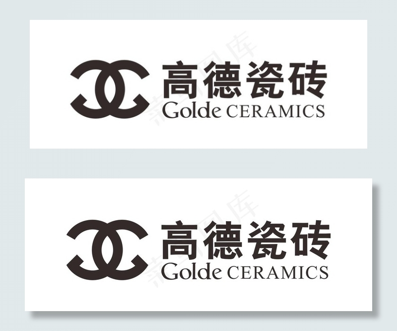 高德瓷砖LOGO横版标准图片ai矢量模版下载
