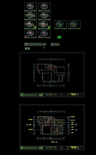 一套欧式别墅CAD施工图图片