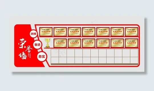 企业荣誉墙图片