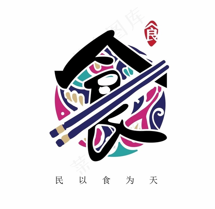 美食LOGO图片ai矢量模版下载