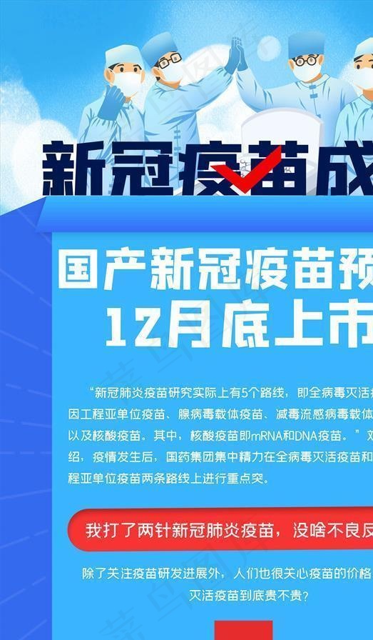 新冠疫苗图片psd模版下载