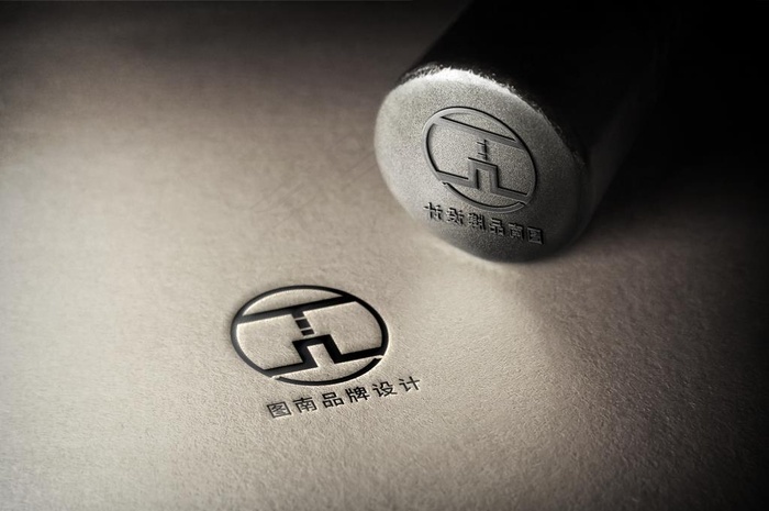 logo样机标识高档精致图片(2300X1600(DPI:300))psd模版下载