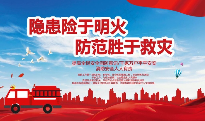 消防安全宣传图片(3819X2363(DPI:50))psd模版下载