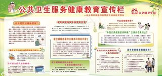 卫生服务健康宣传栏图片