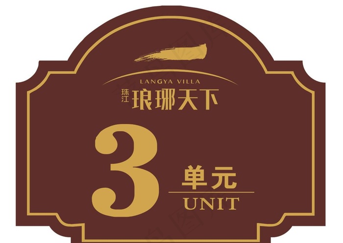 琅琊天下楼栋牌图片