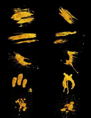 金属效果笔刷图片