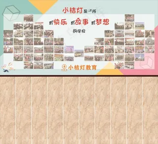 培训学校照片墙文化墙图片