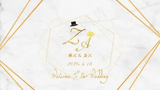 大理石舞台婚礼背景图片