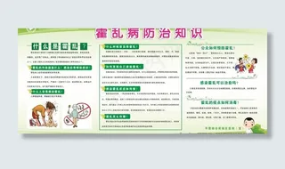 疾病防治宣传展板图片