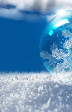 雪背景图片