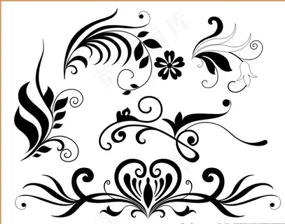 藤蔓 树叶 植物花纹图片 藤蔓 树叶 植物花纹图片