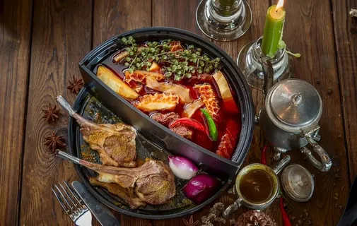 麻辣牛杂锅图片 麻辣牛杂锅图片