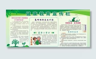 健康教育宣传栏图片