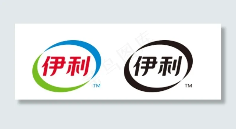 伊利标志图片psd模版下载