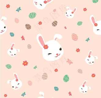 卡通无缝印花图案图片