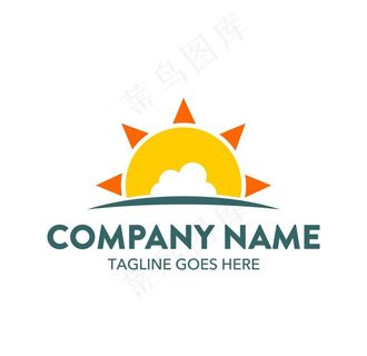 太阳标志logo图片