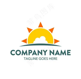 太阳标志logo图片