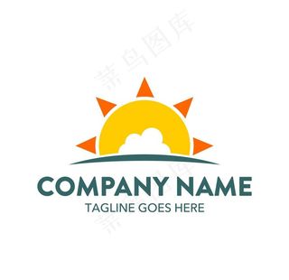 太阳标志logo图片