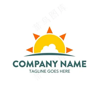 太阳标志logo图片