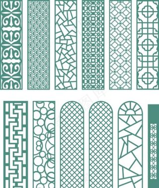 花格 窗花 镂空花纹 屏风 镂图片