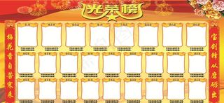 校园文化优秀教师优秀学生光荣榜图片