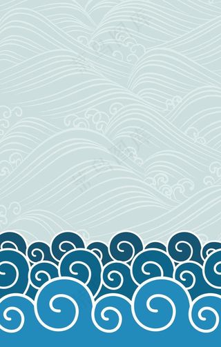 海浪背景图片
