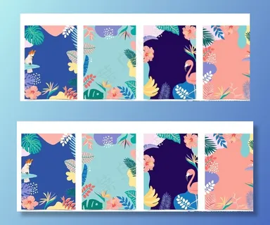 创意彩绘卡片图片