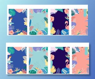 创意彩绘卡片图片