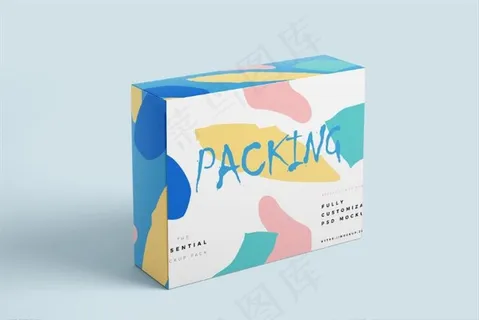 包装盒子样机图片