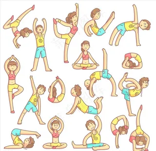 瑜伽运动图片