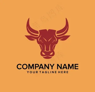 公牛图标图片